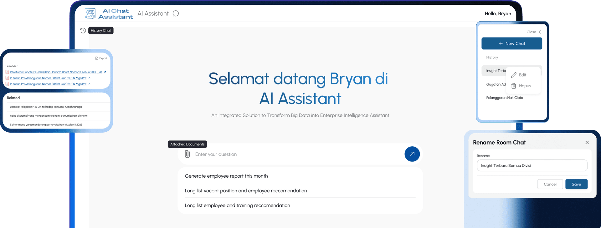 AI Chat Assistant for Business Operations