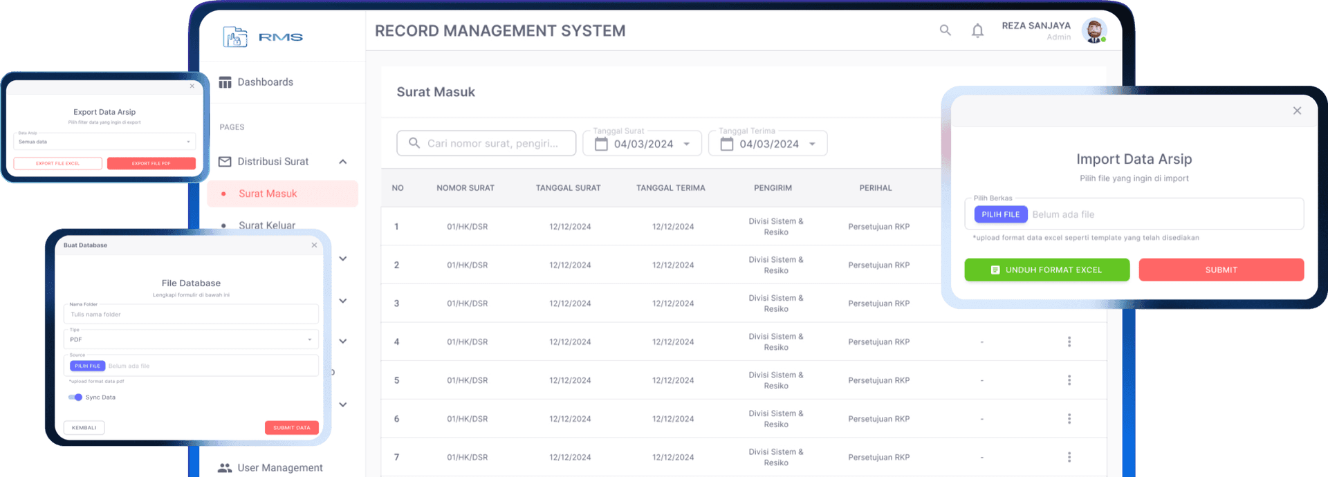 RMS (Record Management System)